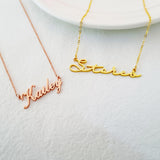 Personalized Name Necklace Stainless Steel Gift Jewelry Women