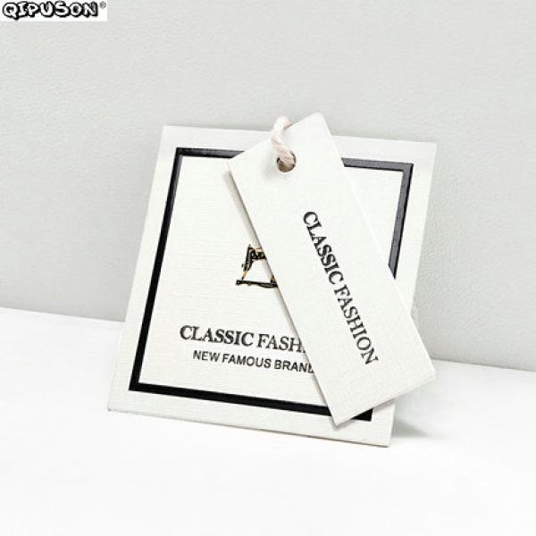 Printing Foil Hang Tag Kids Labels Personalized Logo for Clothing