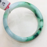 Zheru Jewelry Natural Jadeite Bracelet Green 54-62mm Female Gift Certificate