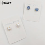 Freshwater pearl Earrings party jewelry For lady INS pearl jewelry