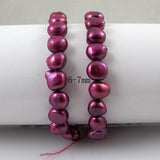 Purple Baroque Freshwater Pearl 6-7mm Loose Beads DIY Making