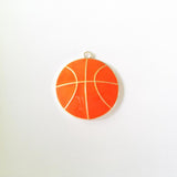 Newest 35mm 10pcs /lot Basketball Pendant for Kids Necklace Making