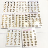 12Pairs Mini Stainless Steel Piercing Earrings Set Animals Jewelry