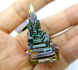 Natural Turquoise Quartz Crystal Opal Tiger Eye Pyramid Pendant