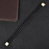 Men's Leather Bracelet Magnetic Clasp Mens Jewelry
