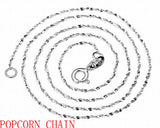 18" 925 Sterling Silver Chain - Various Styles