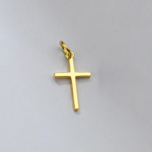 S925 Cross Pendant Necklace Charms 18K DIY Making Bracelet Drop