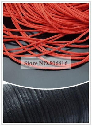 2.0MM 100M Red/Black Acrylic Knit Ropes Chinese Knot Line Beading Wire