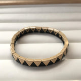 Enamel Tile Tila Bead Stretch Bracelets