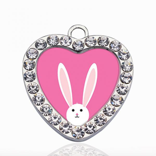 Bunny Circle Charm DIY Jewelry Making