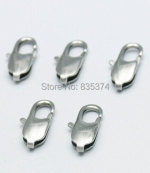 13mm 316L Stainless Steel Rectangle Lobster Clasp Jewelry Findings