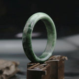 Zheru Natural Burmese Jade 54-64mm Bracelet, Princess Jewelry