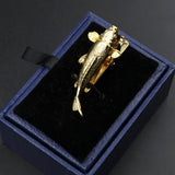 Men's Metal Necktie Saw Pen Wing Shark Scissors Airplane Ties Pin