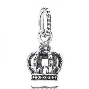 European Mother Son Ribbon Happy Birthday Cake Pendant Silver 925 Bracelet DIY