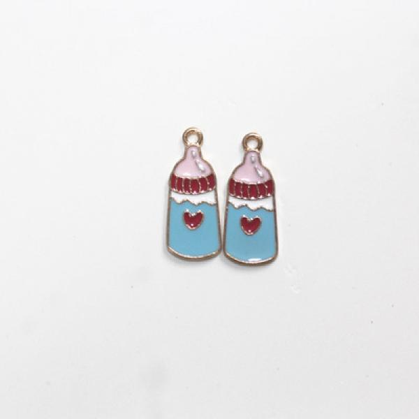 Ice Cream Cake Cup Milk Bottle Alloy Jewelry Tag Earrings
