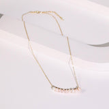 Light Natural Pearl 925 Silver Lady Single Article Necklace