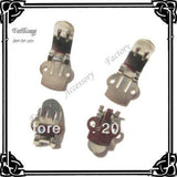 100PCS Middle Size Nickel and Lead SHOE CLIPS