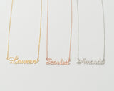 Personalized Name Necklaces-Stainless Name Necklace-Custom Mama Necklace