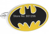iGame Bat Cufflinks Yellow Superheroes Cuff Links