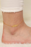 Personalized Name Anklet ? Ankle Name Bracelet ? Initial Anklet