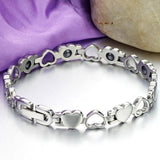 Therapy Bracelet Men Health Magnetic Stainless Steel Womens Mens Bracelets