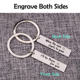 I'll Be There Keychain Gift for Couple - Rainy Day Trinket