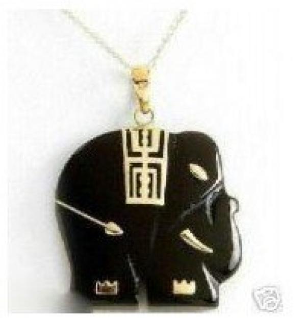 Charming Jade Elephant Necklace Pendant Jewelry