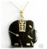 Charming Jade Elephant Necklace Pendant Jewelry