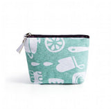 10Pcs Cotton Canvas Coin Purse Key Zipper Storage Necklace Bags