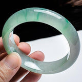 Natural Myanmar Jade Bracelet 54mm-62mm Princess Bracelet for Mom Girlfriend