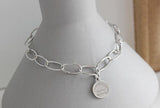 SHANICE 925 Silver Anklets Women Geometric Letter S925 Ankle