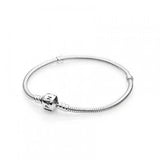 925 Silver Crown Letter O Chain Bracelet for Women