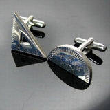 iGame Ruler Cuff Links Brass Protractor