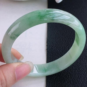 Burmese Jade Light Green Princess Bracelet 54-64mm