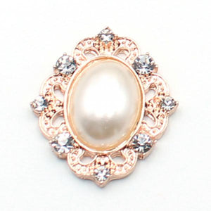 10Pcs 30*26MM Crystal Resin Sewing Button Clothing Wedding Decoration