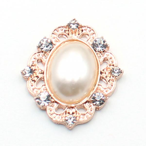 10Pcs 30*26MM Crystal Resin Sewing Button Clothing Wedding Decoration