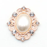 10Pcs 30*26MM Crystal Resin Sewing Button Clothing Wedding Decoration