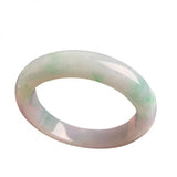 Zheru Natural Burmese Jade 54-64mm Bracelet - Princess Jewelry