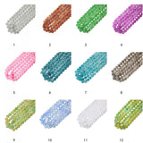 240pcs 10mm Glass Beads Imitating Jade for DIY Bracelet Making