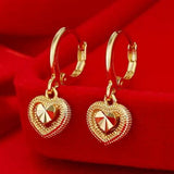 S925 Crystal Zircon Diamond Zircon Earrings