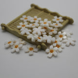 Mother of Pearl Shell Beads Sunflower Daisy Shaped for Jewelry Making