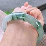 Light Flower Princess Bracelet 54-64mm Natural Myanmar Jade