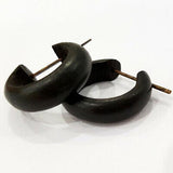 Coconut Wood Earrings 1 Pair S0491