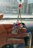 Assyrian Syriac Flag Lamassu Ashur Car/Home/Office Hanging Keychain Necklace
