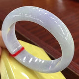 Burmese Jadeite 54-64mm Light Purple Bracelet Princess Jewelry Gift