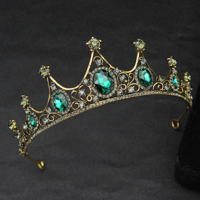 Vintage Baroque Crystal Bridal Tiaras and Crowns for Women Girls