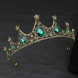 Vintage Baroque Crystal Bridal Tiaras and Crowns for Women Girls