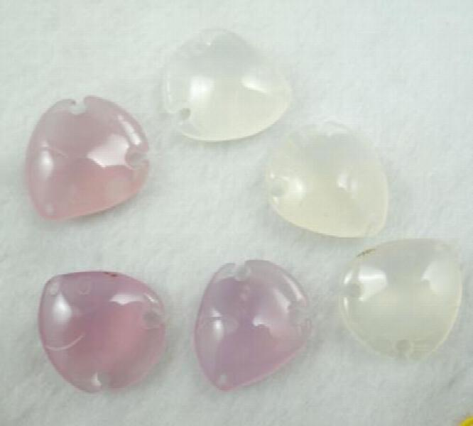 6PCS Turquoise Quartz Chalcedony Pendant For DIY Jewelry Making