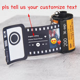 Personalized Film Roll Keyring Memorial Valentines Gift