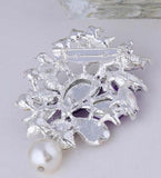 Ruiday Flower Brooch Pins Scarf Wedding Gift DIY Jewelry Accessories